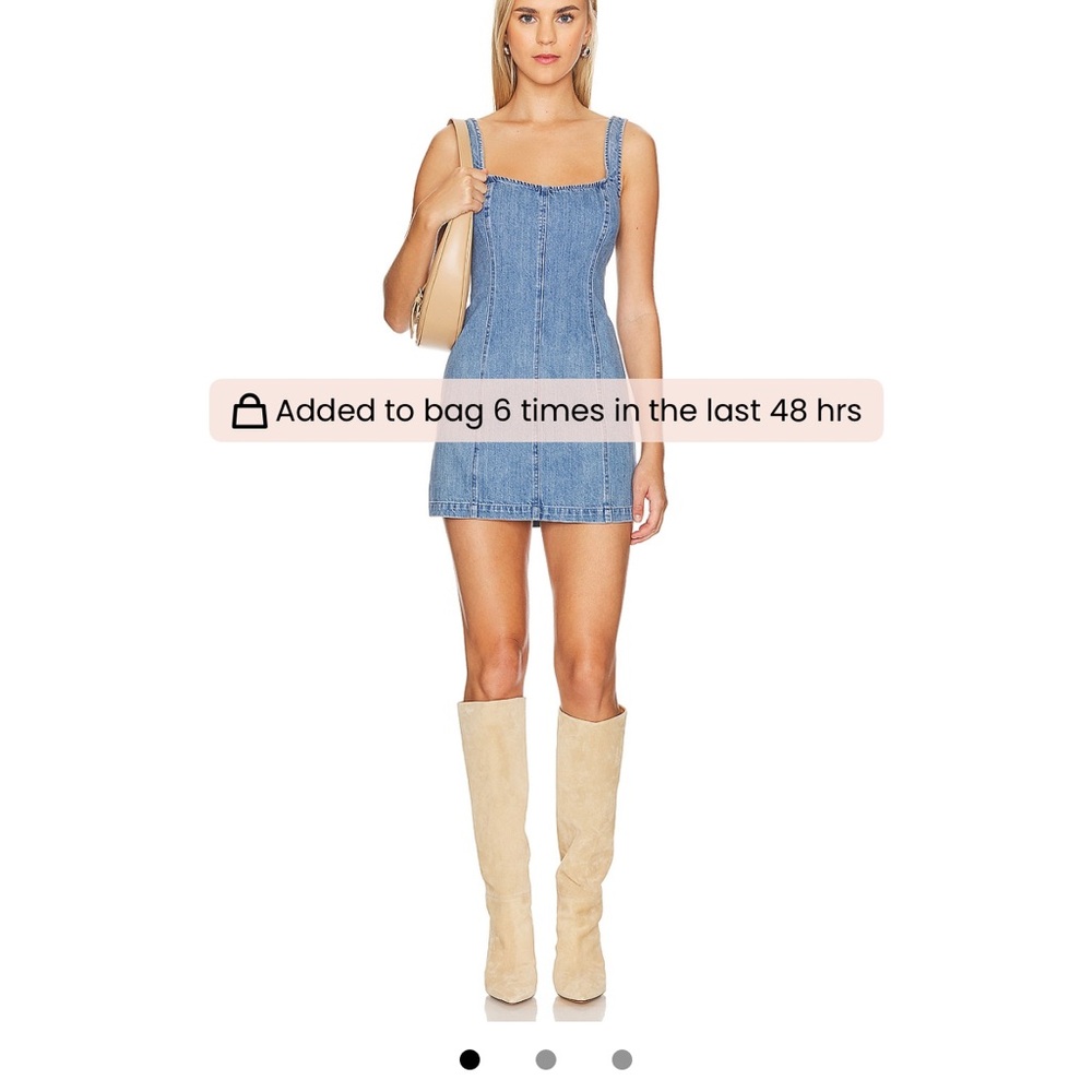 Steph Mini Dress in Gloomy Blue